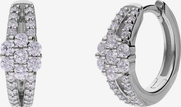 Lucardi Oorbellen 'Chic' in Zilver: voorkant