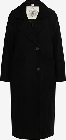 DreiMaster Vintage Between-seasons coat in Black: front