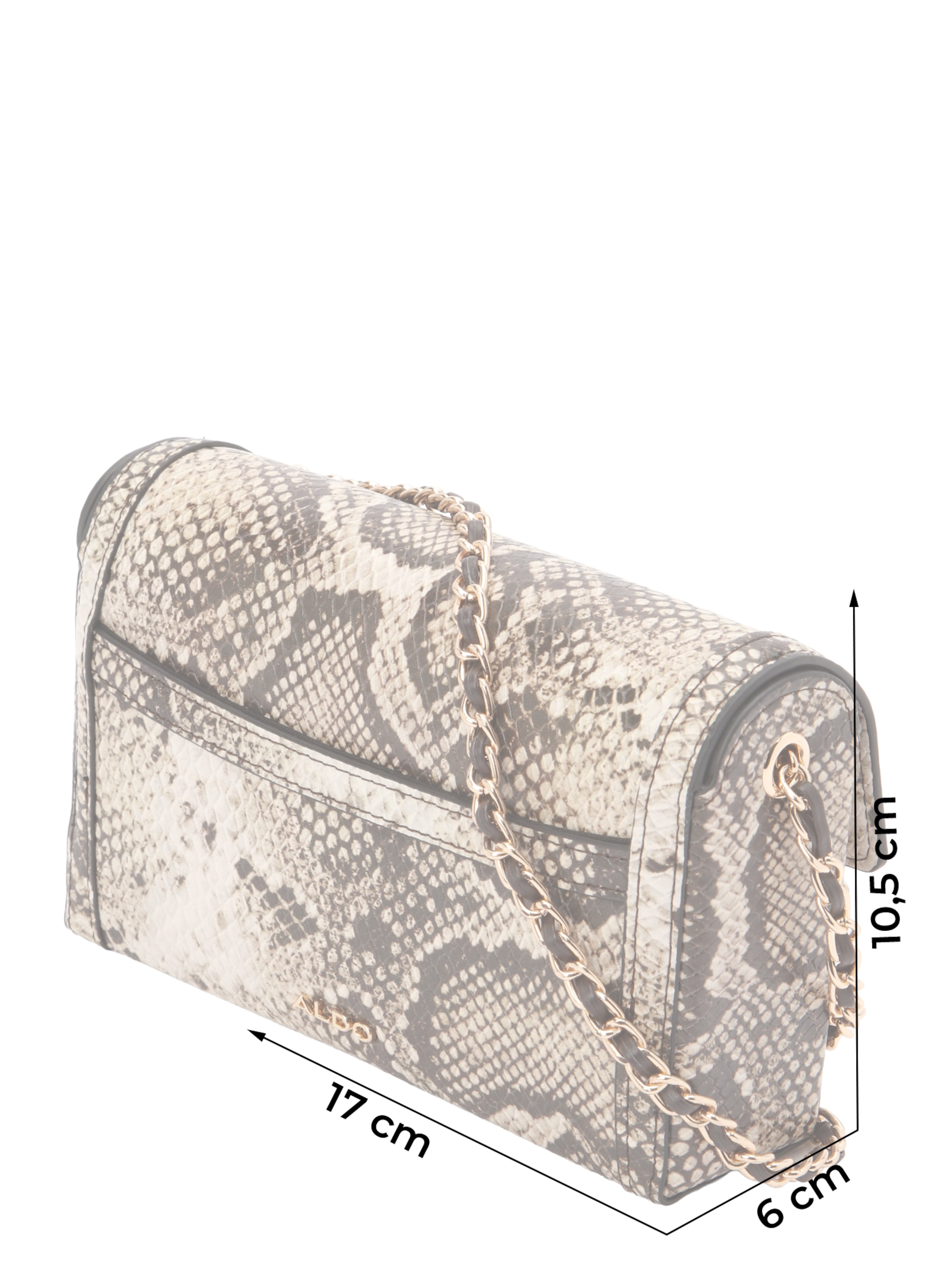 ALDO Torba za čez ramo 'ZOEMINI' | siva barva