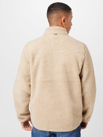 Fat Moose Fleece Jacket 'Hugh' in Beige