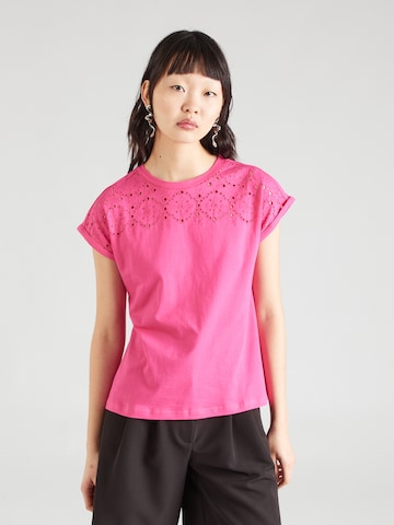 JDY T-shirt 'VIVA' i rosa: framsida
