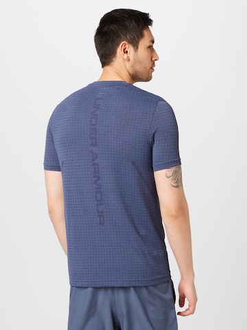 T-Shirt fonctionnel 'Grid' UNDER ARMOUR en gris