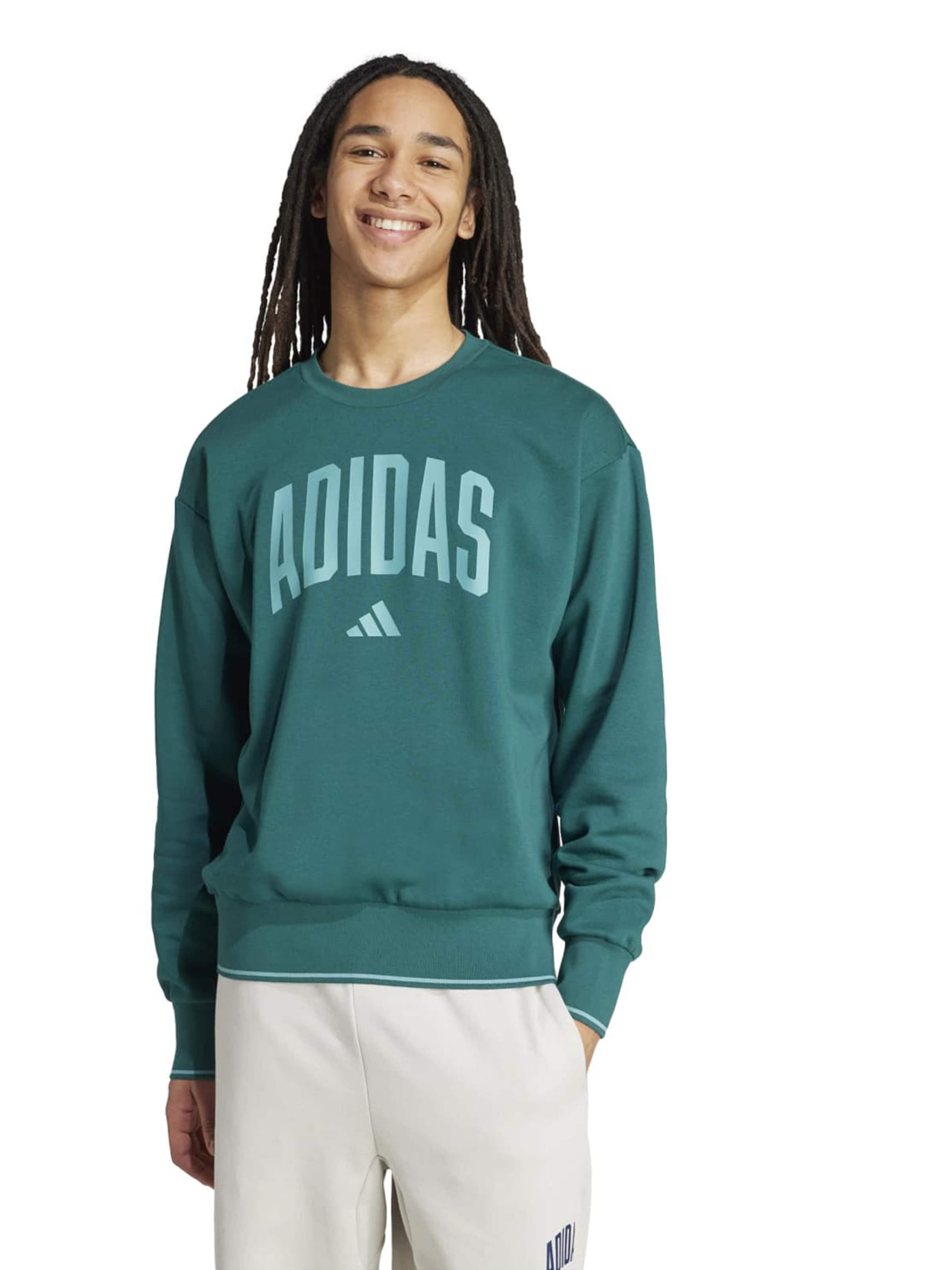 ADIDAS SPORTSWEAR - Camiseta deportiva 'COLLEGIATE' en verde: frente