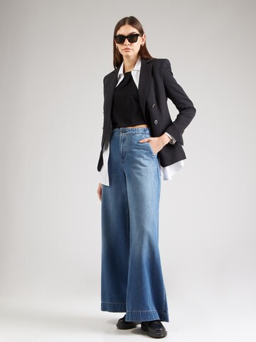 BOSS Wide Leg Jeans 'ZEPHYRUS' in Blau