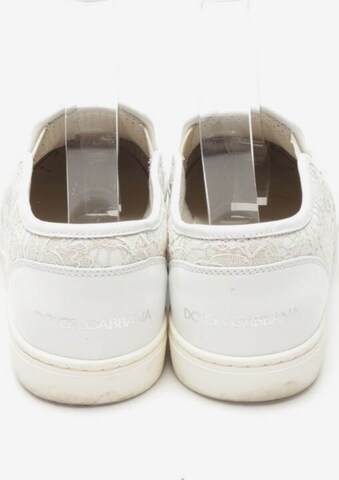 DOLCE & GABBANA Flats & Loafers in 37 in White