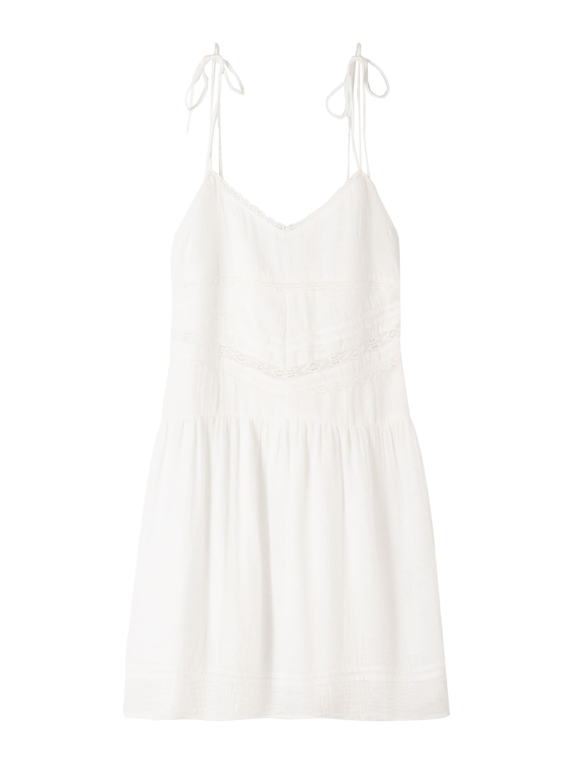 Abito di Bershka in bianco: frontale