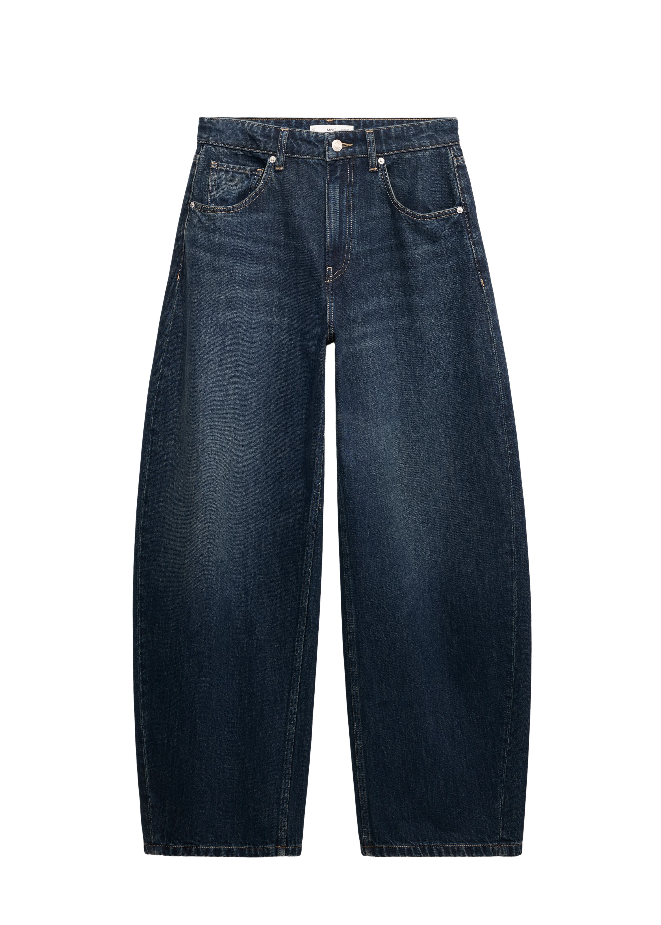 MANGO Regular Jeans in Blue: front