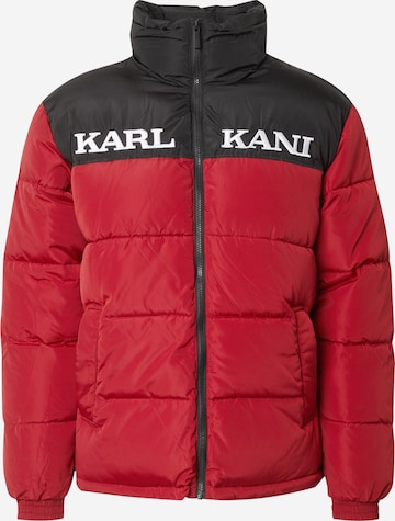 Karl KaniZimska jakna 'Essential' - crvena boja: prednji dio