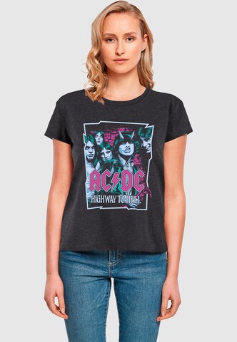 T-shirt 'ACDC - Higway to Hell Box' Merchcode en gris : devant