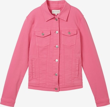 TOM TAILOR Демисезонная куртка в Ярко-розовый: спереди