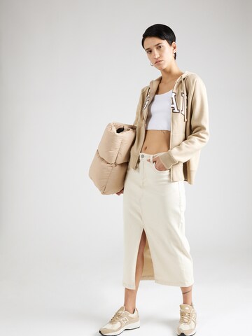 GAP Sweatjacke in Beige