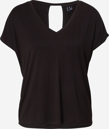 T-shirt 'LAUREL' VERO MODA en noir : devant