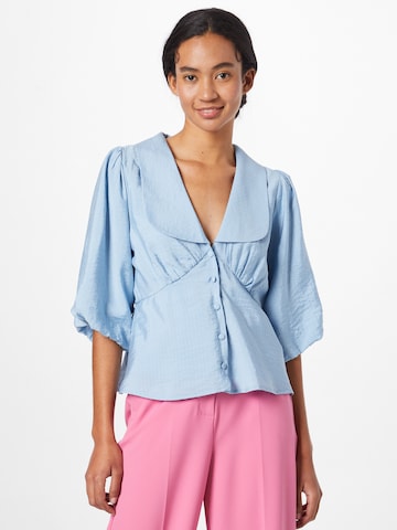 Gestuz Blouse 'Annalia' in Blauw: voorkant