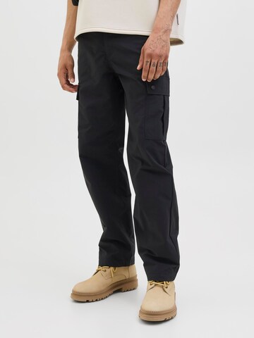 Loosefit Pantaloni di JACK & JONES in nero: frontale