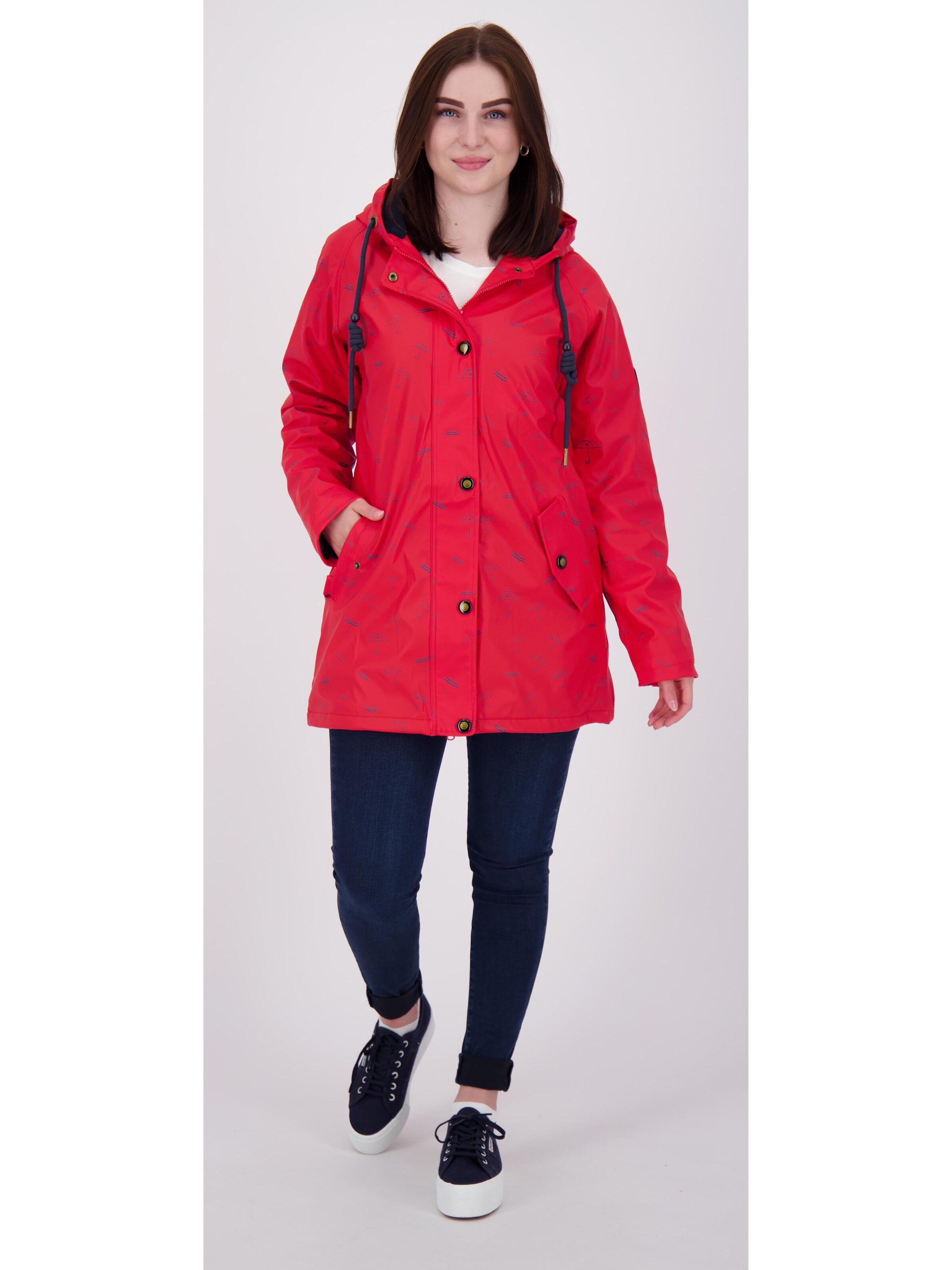 ankerglut Outdoorjacke 'Friesennerz ANKERGLUTMEER'‌‌‌‌‌‌‌‌ in Rot