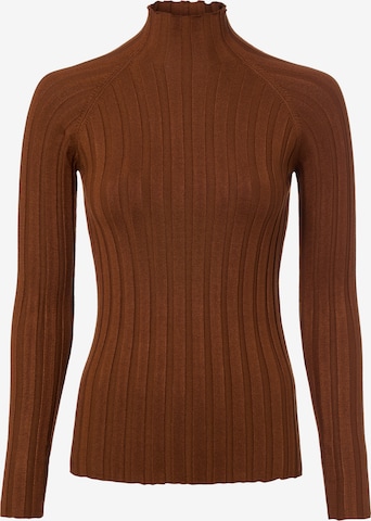 Pull-over Marie Lund en marron : devant