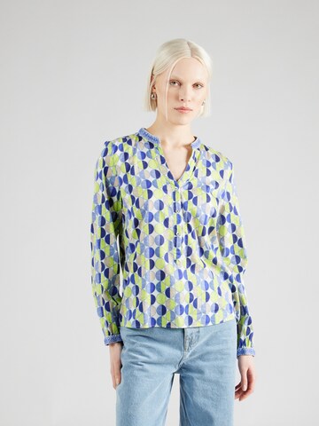 Emily Van Den Bergh Blouse in Blauw: voorkant