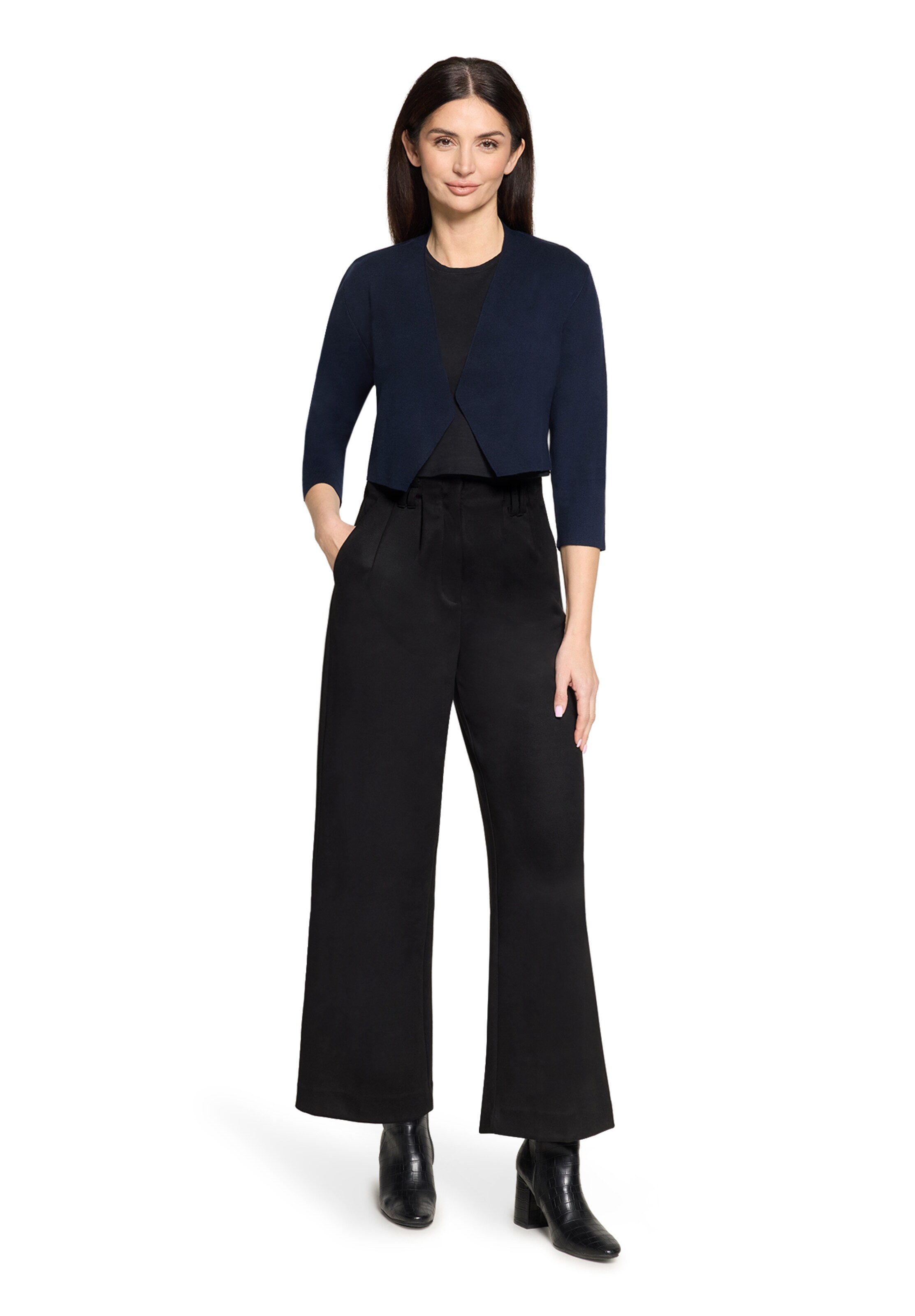 Betty & Co Strickjacke in Blau