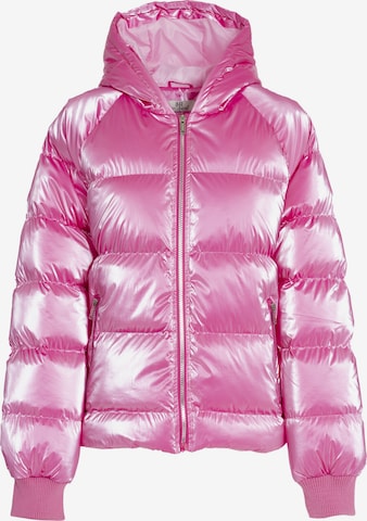 Giacca invernale di Influencer in rosa: frontale