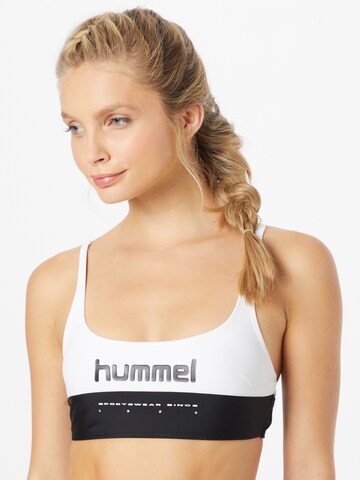 Hummel Bralette Bikini Top in Black: front