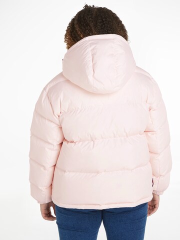 Tommy Jeans Curve Winter Jacket in Pink