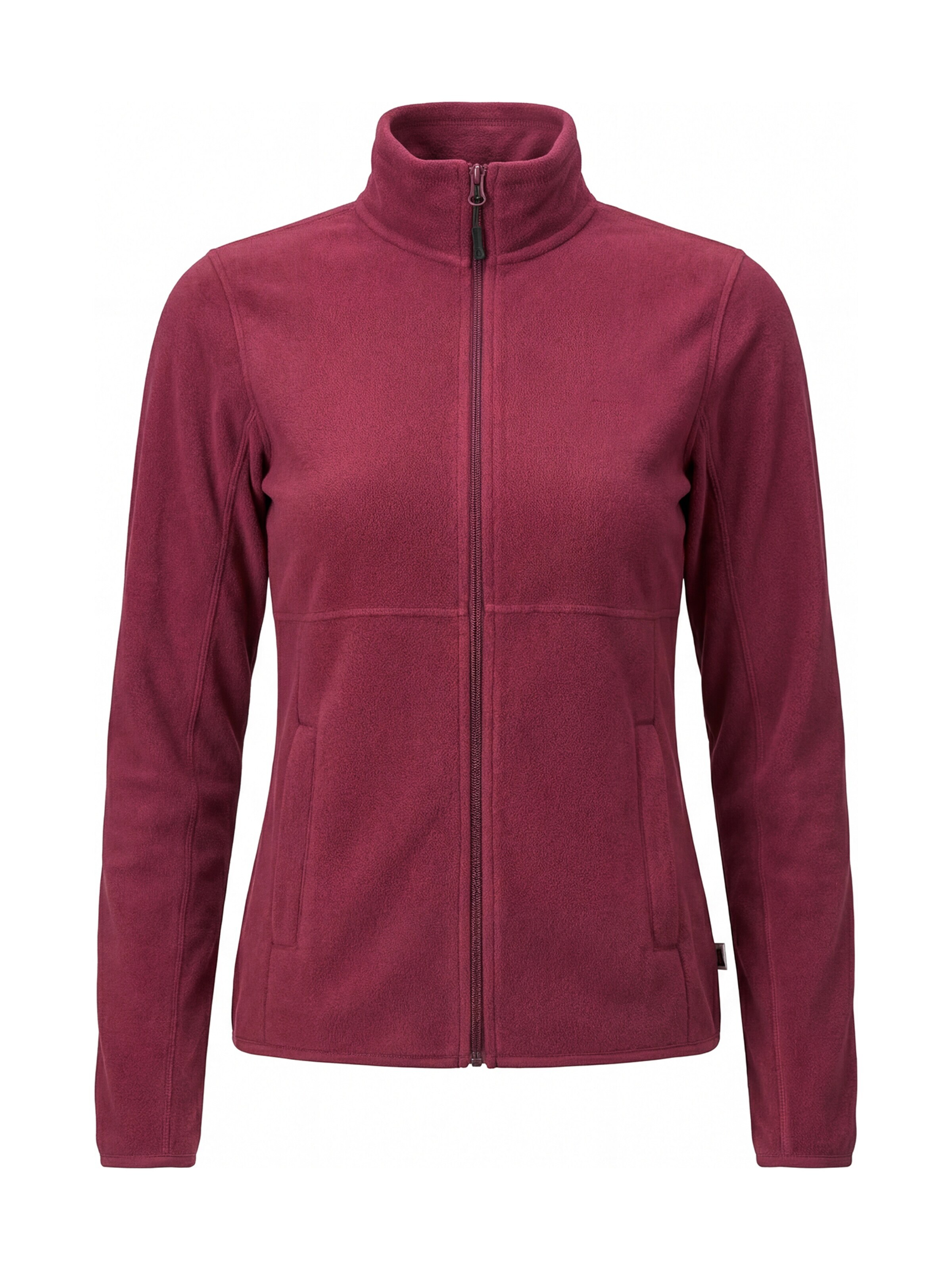 Carrera Jeans Sweatjacke 'High Neck'‌ in Rot: Vorderseite