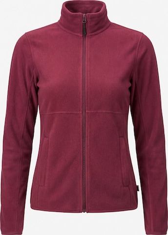 Carrera Jeans Sweatjacke 'High Neck' in Rot: Vorderseite
