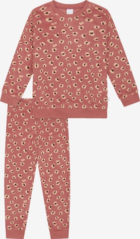 SCHIESSER Pajamas 'Girls World' in Pink: front