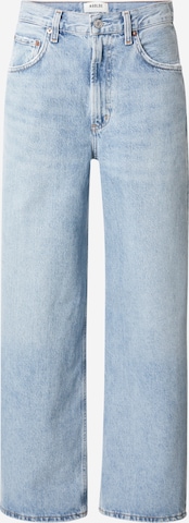 zils AGOLDE Paplatināti gali Džinsi: no priekšpuses