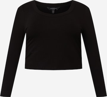 Forever New Curve Μπλουζάκι 'Sienna' σε μαύρο: μπροστά