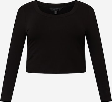 Forever New Curve Shirt 'Sienna' in Schwarz: predná strana