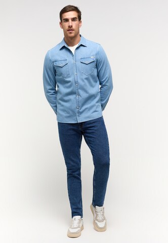 MUSTANG Comfort Fit Hemd in Blau