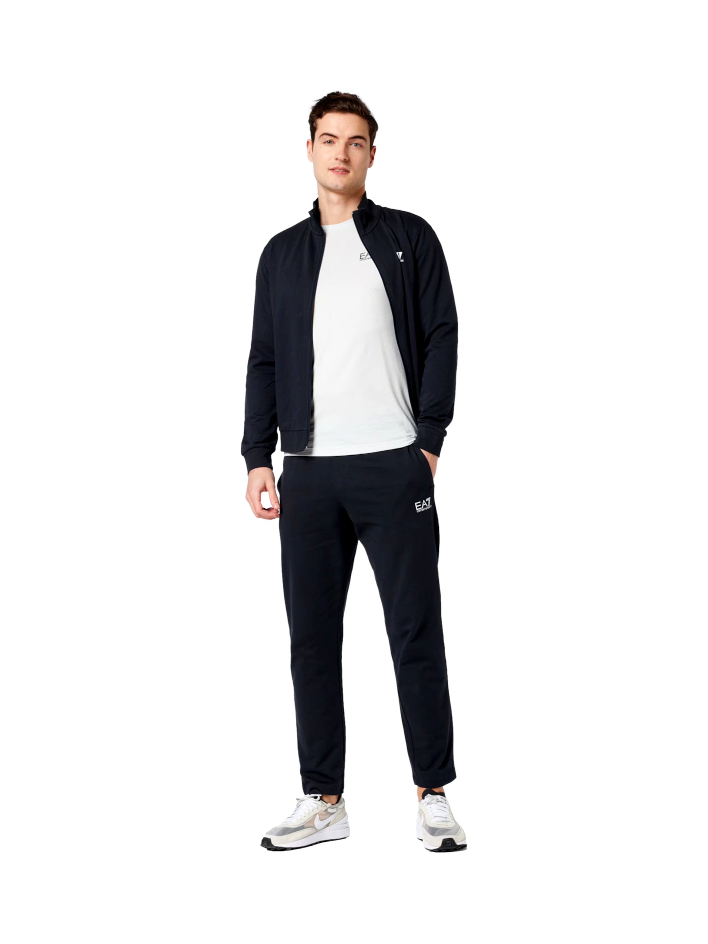 EA7 Emporio Armani Jooksudress 'Tuta', värv sinine: eest vaates