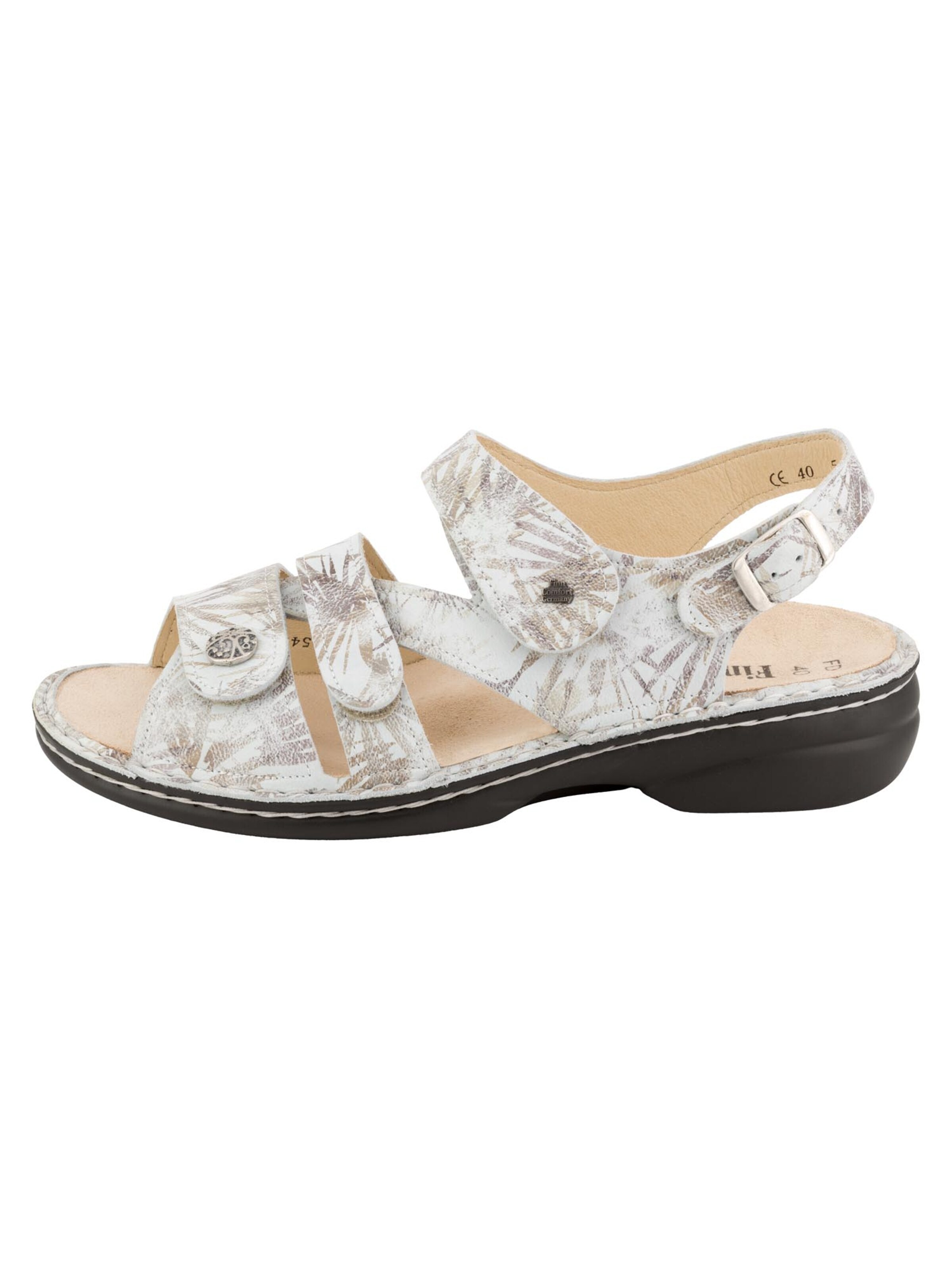 Finn Comfort Sandals 'Gomera' in Grey: front