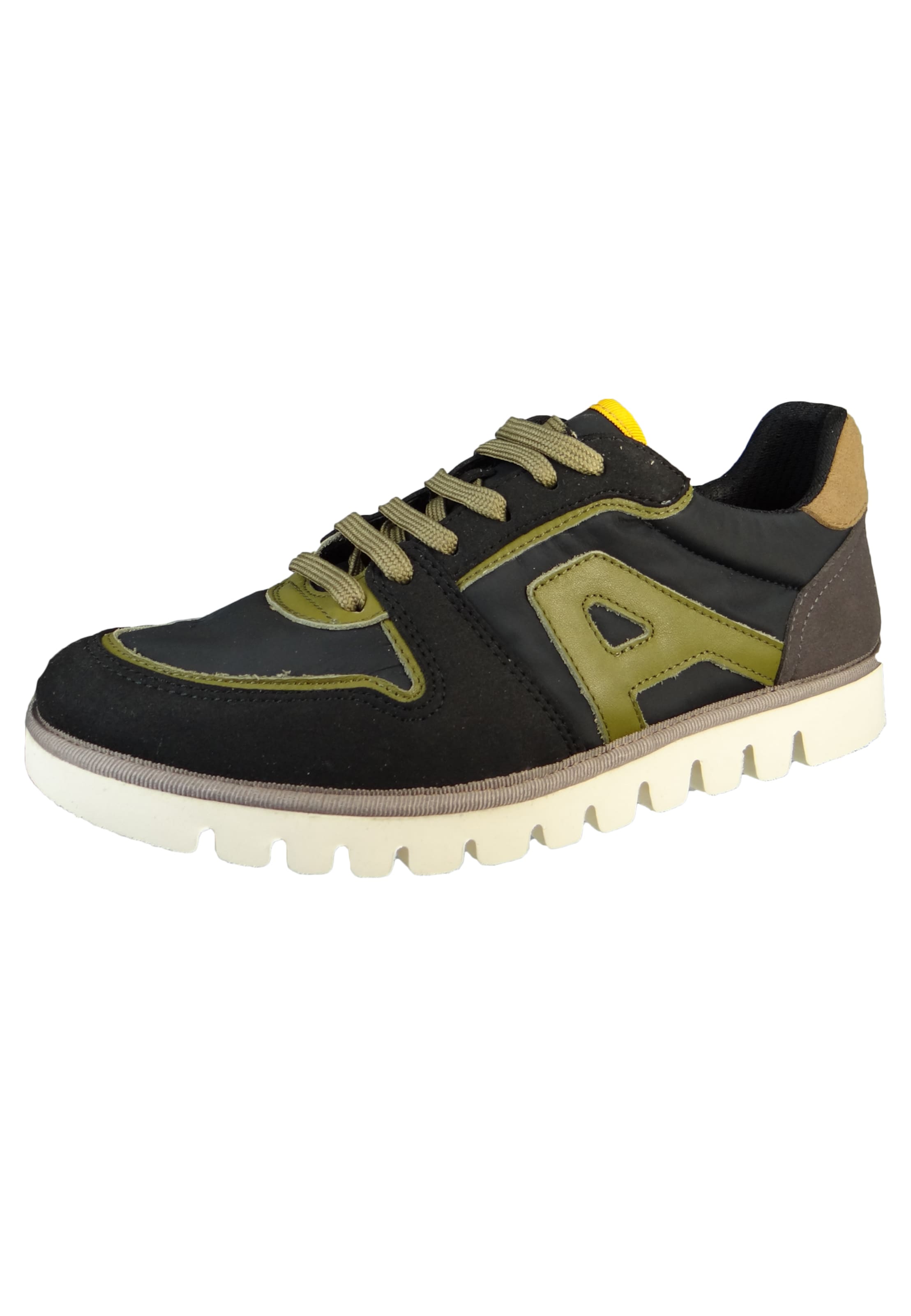 Baskets basses 'Ontario' ART en noir : devant