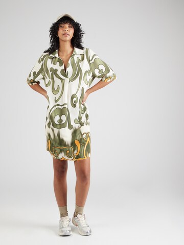 Key Largo Košeľové šaty 'SEA' - Zelená: predná strana