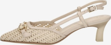 Tamaris Ballerina 'Slingbacks' in White: front
