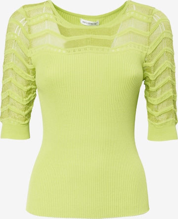 Influencer Sveter - Žltá: predná strana