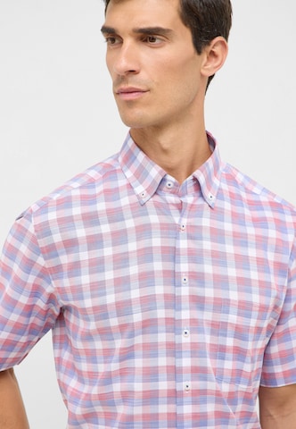 ETERNA Regular fit Button Up Shirt in Red