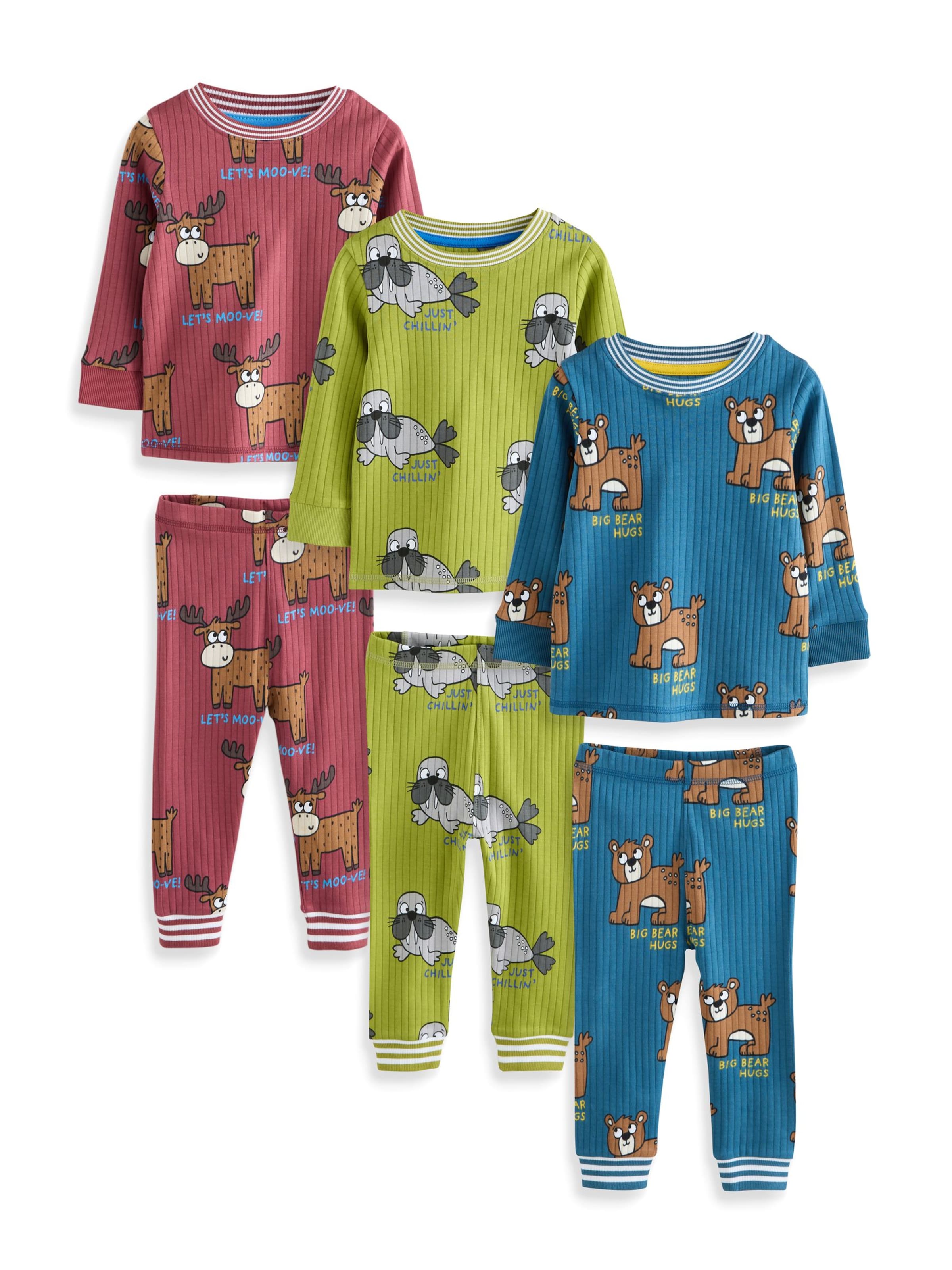 Next - Pijama 'Snuggle' en azul: frente
