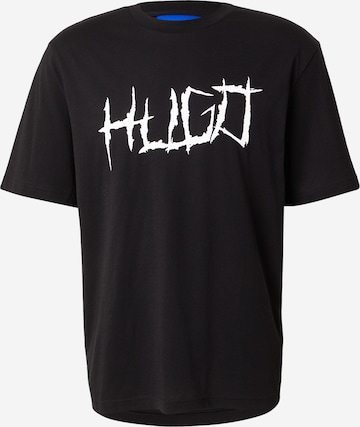 Tricou 'Namerix' de la HUGO pe negru: față