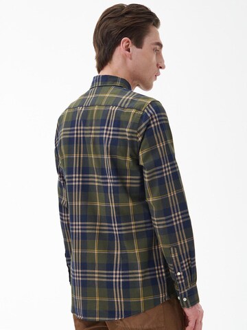Barbour Regular Fit Hemd 'Edgar' in Grün