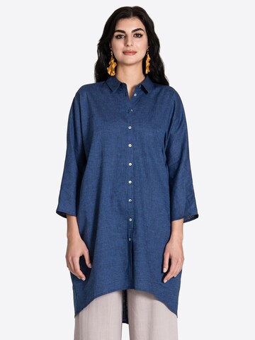 Jascha Stockholm Shirt dress 'New Look' in Blue: front