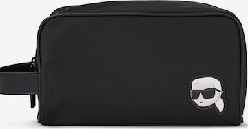 Karl LagerfeldToaletna torbica - crna boja: prednji dio