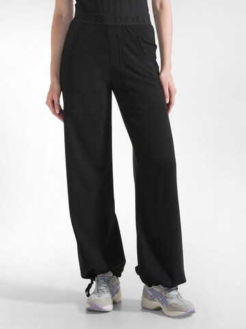 DEHA Wide leg Broek in Zwart