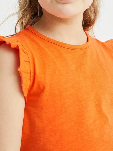 WE Fashion T-shirt i orange