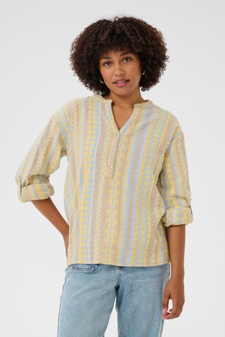 Cream Blouse 'Sola' in Gemengde kleuren: voorkant