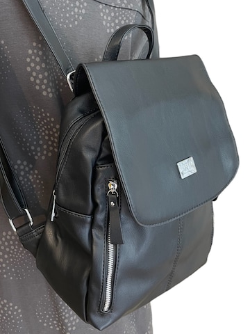 Kumixi - Mochila '2in1 Rucksacktasche' en negro: frente
