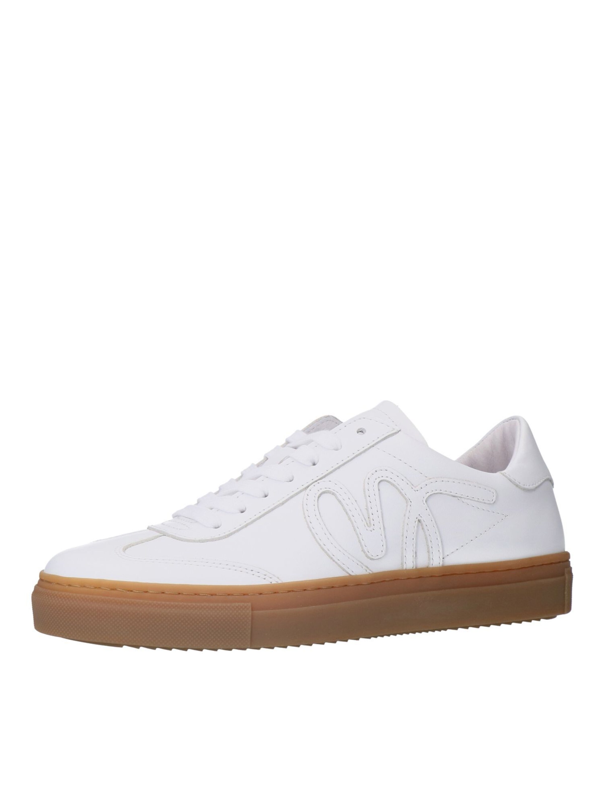 MANFIELD Sneakers in White: front