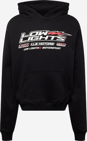 Low Lights Studios Sweatshirt 'Motors' in Black: front